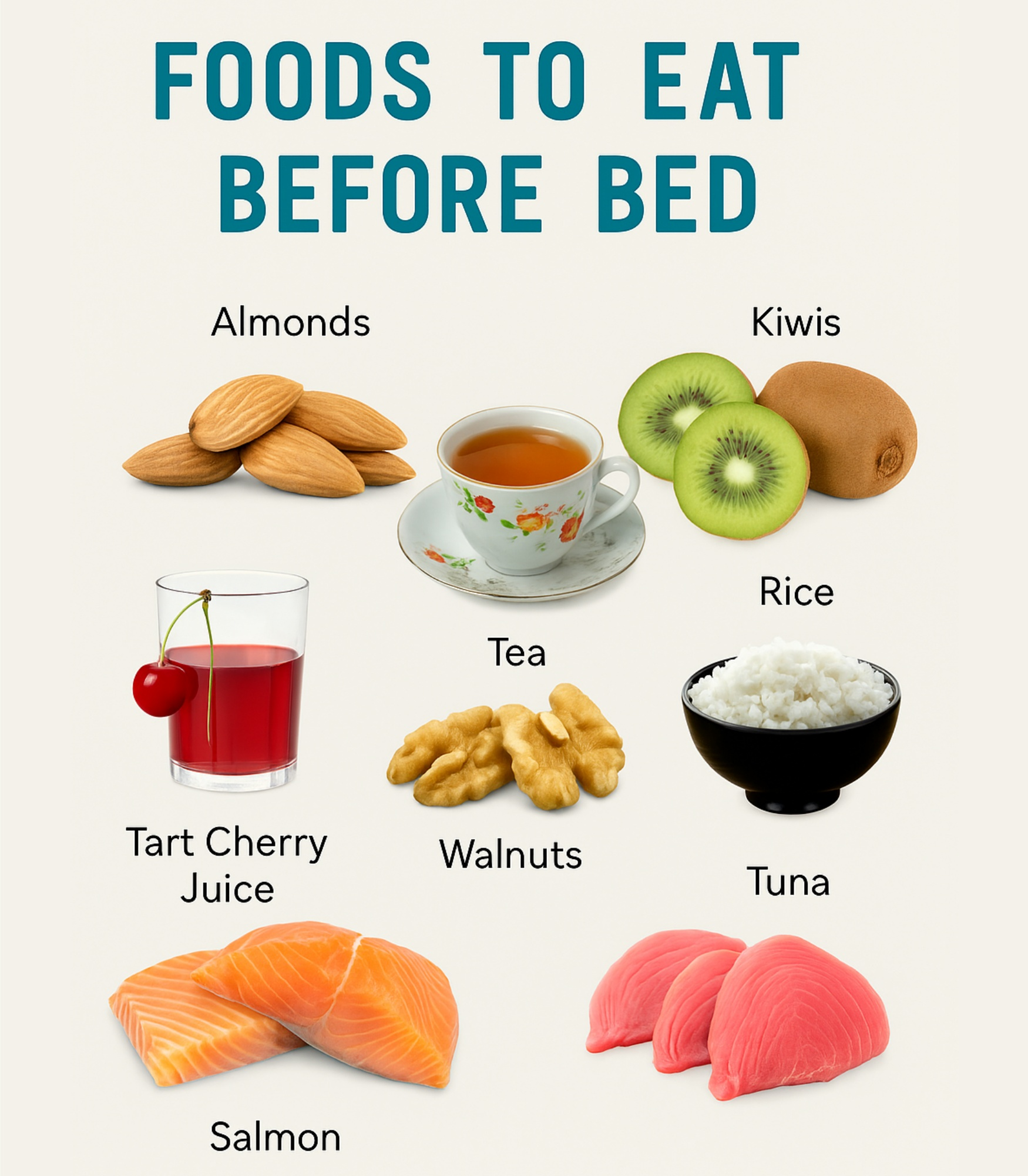Foods To Eat Before Bed!