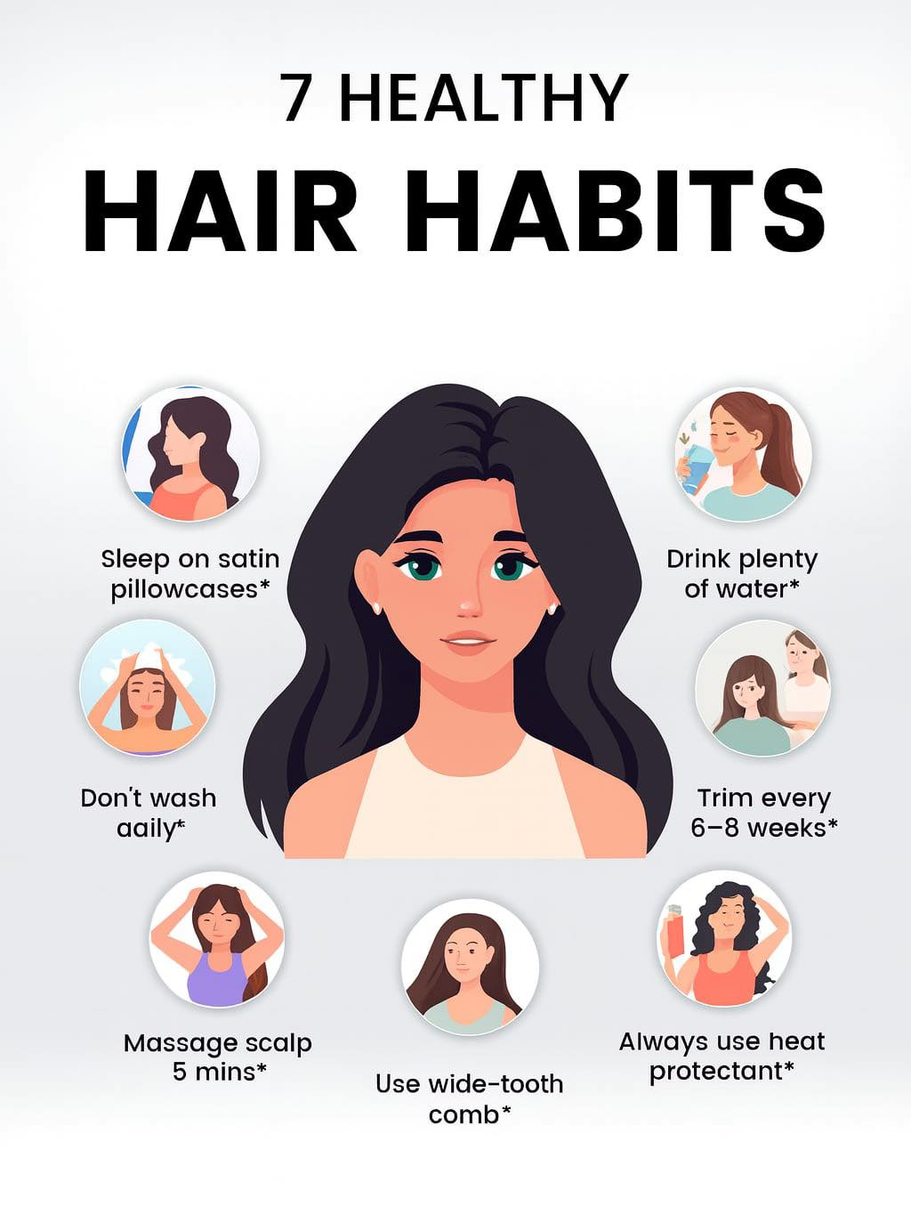 Healthy hair habits!