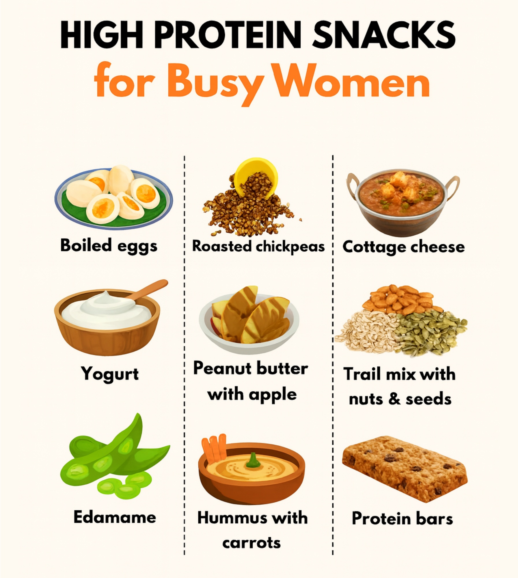 High Protein Snacks for Busy Women!