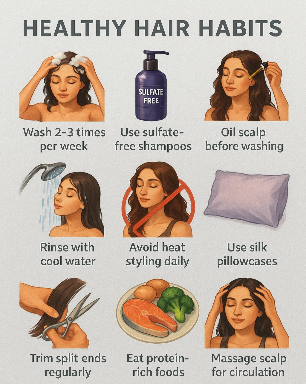 healthy hair habits